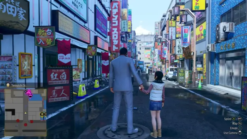 Suasana Siang Hari Di Kamurocho Dalam Game Yakuza Kiwami 3 & Dark Ties 1