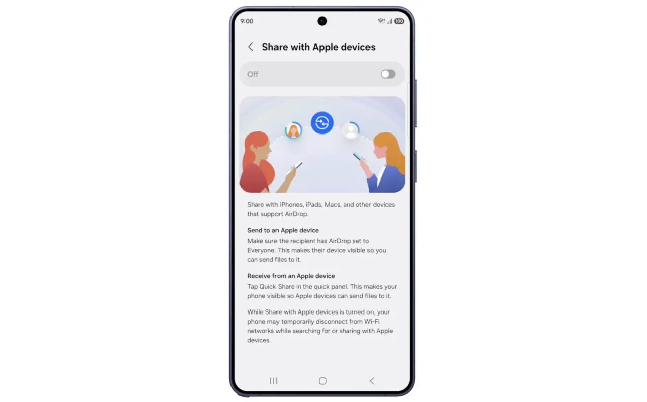 Samsung Perluas Quick Share, Kini Bisa Kirim File ke Perangkat Apple