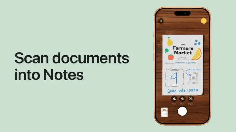 Tutorial memindai dokumen gratis tanpa watermark menggunakan aplikasi Notes bawaan iPhone