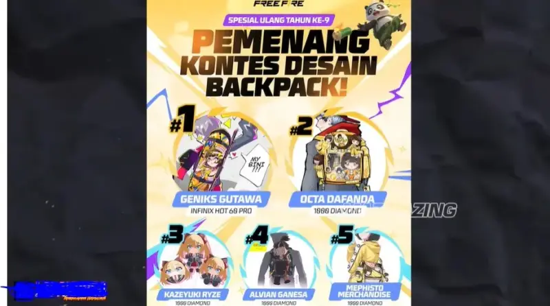 Event Ulang Tahun Ff Ke 9
