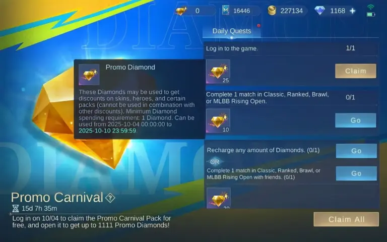 Kode Redeem ML Hari Ini 2 Maret 2026: Klaim Diamond Kuning!