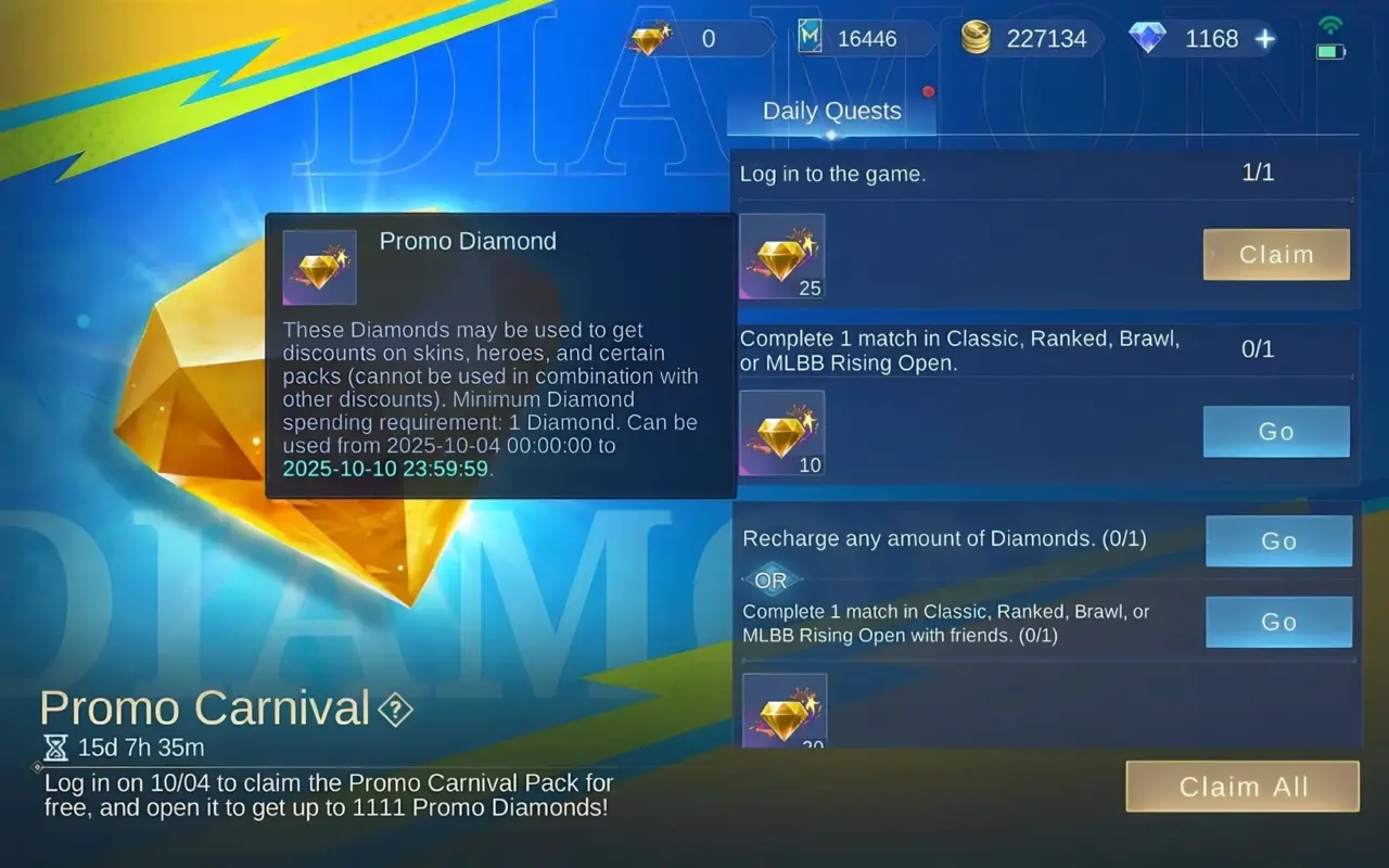 Kode Redeem ML Hari Ini 2 Maret 2026: Klaim Diamond Kuning!