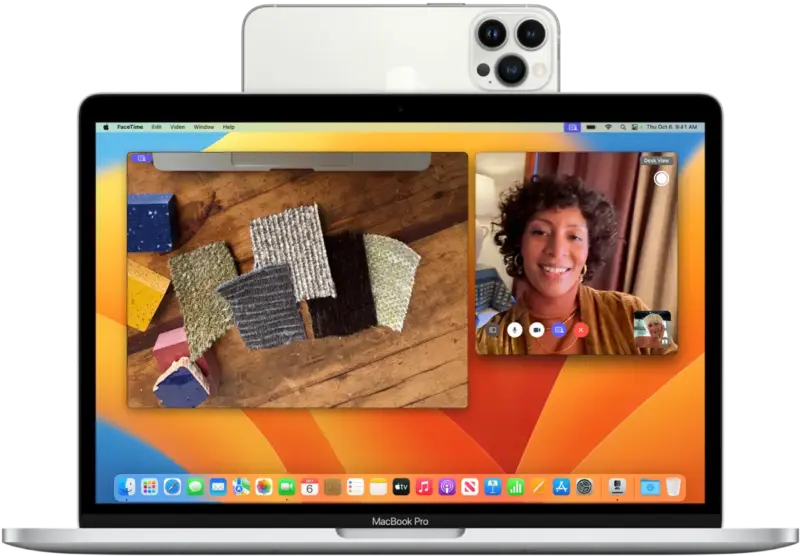Menggunakan kamera iPhone sebagai webcam jernih untuk meeting Zoom di MacBook via Continuity Camera