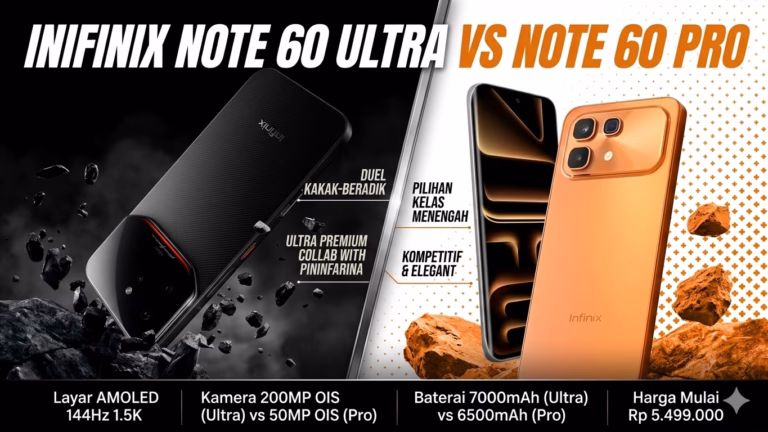 Infinix Note 60 Ultra vs Pro, Mana yang Lebih Worth It?