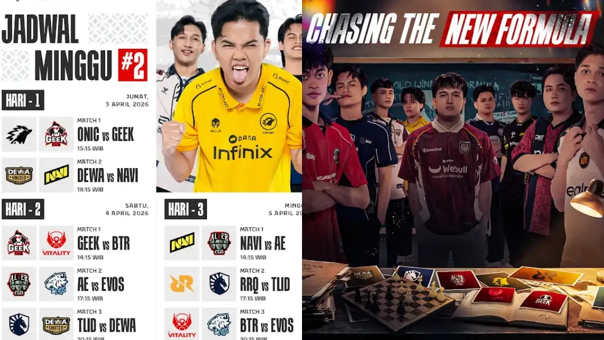 Jadwal MPL ID Season 17 Week 2, Sajikan Banyak Laga Seru