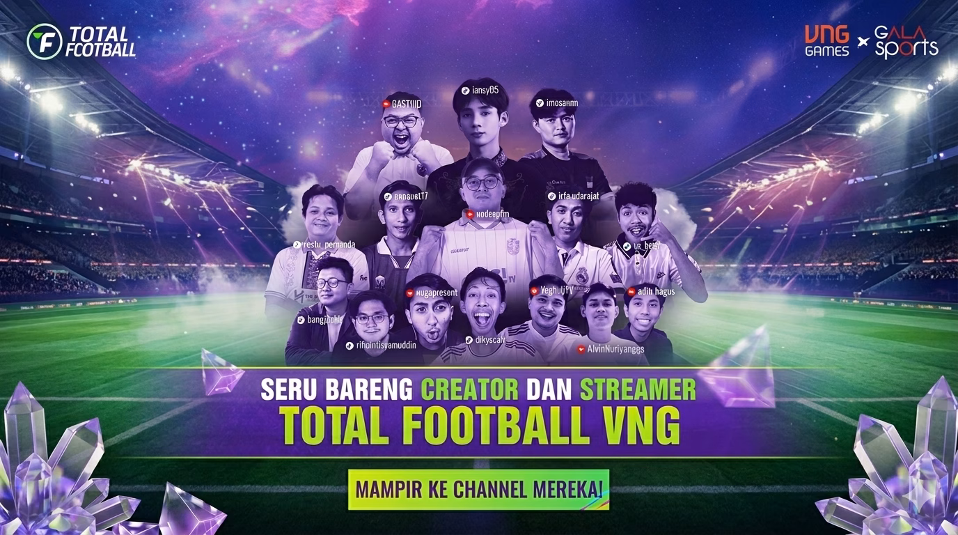 Total Football VNG Puncaki Chart Game Sport di Indonesia — Konten Lokal dan Program Creator Jadi Kunci