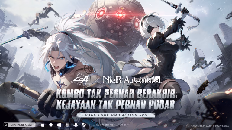 Kolaborasi yang Ditunggu-Tunggu: “Crystal of Atlan” x “NieR:Automata” Resmi Hadir!