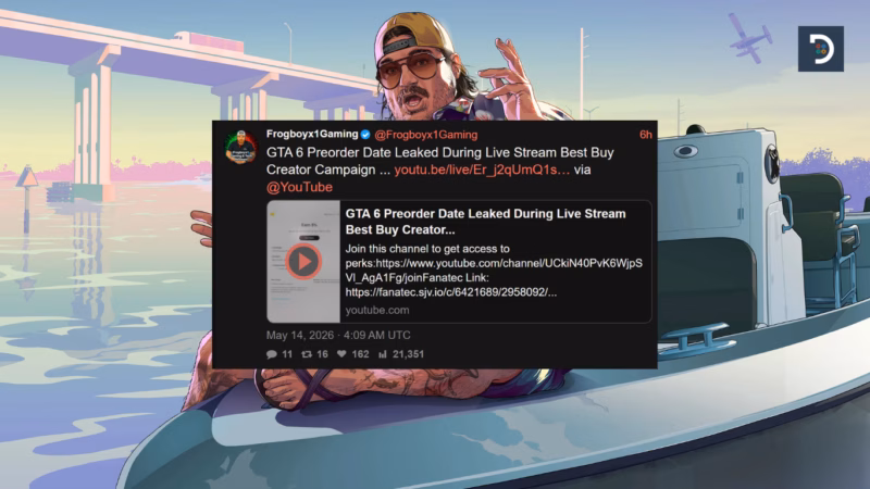 GTA 6 Dikabarkan Buka Pre-Order 18 Mei, Bocoran Email Best Buy Jadi Sorotan! 3 Gta 6 X Tweet