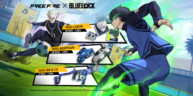 Free Fire x Blue Lock Chapter 2: Rin Itoshi Hadir untuk Membawa Semangat Ego ke Medan Pertempuran