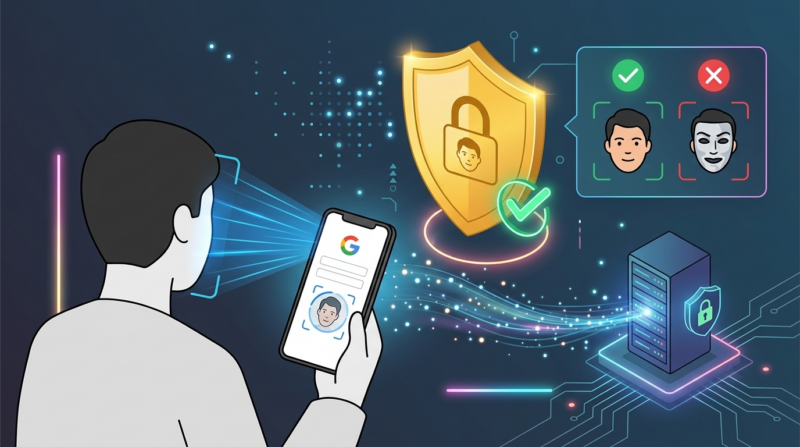 Fitur verifikasi keamanan baru login Google pakai video selfie di Indonesia.