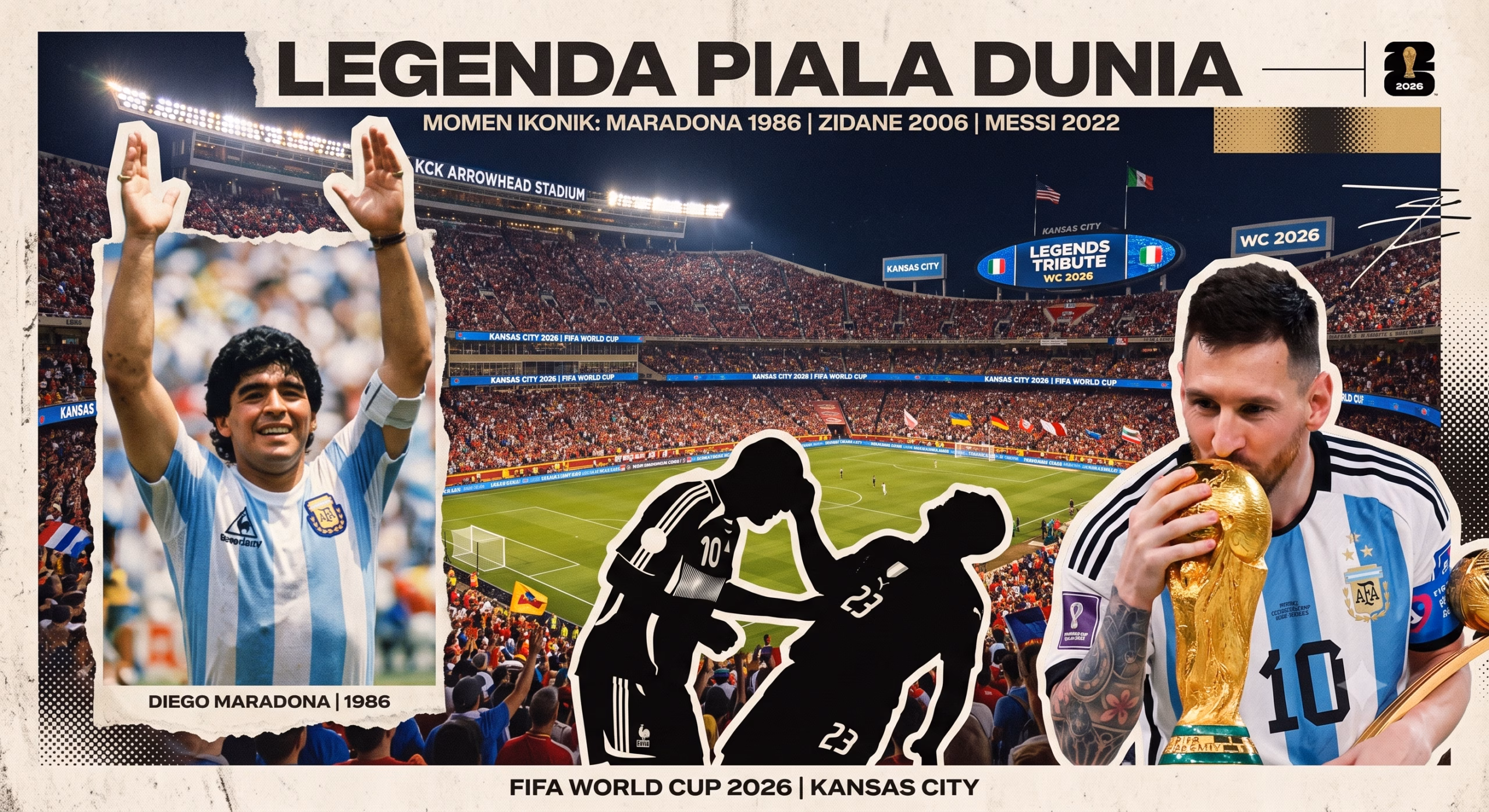 Rangkaian kilas balik momen ikonik piala dunia paling legendaris sepanjang masa