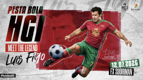 HGI Gelar Pesta Bola 2026 Bersama KORMINAS, Hadirkan Legenda Sepak Bola Luís Figo
