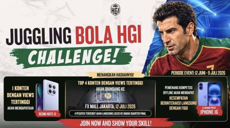 HGI Buka Kesempatan Langka Bertemu Luís Figo Lewat Kompetisi Juggling