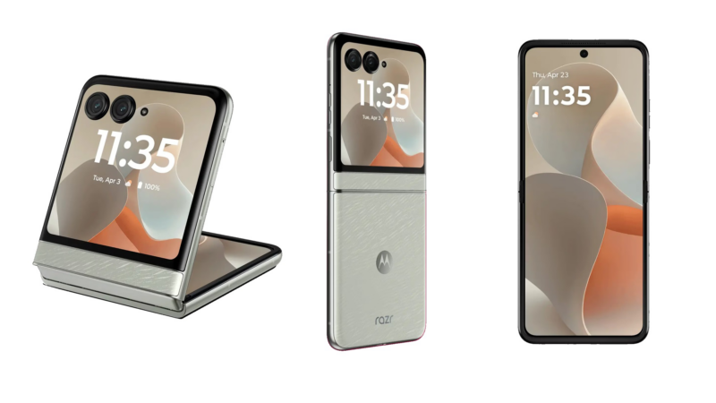 Motorola Razr 60 Warna PANTONE Lightest Sky Resmi Hadir Eksklusif di Erafone