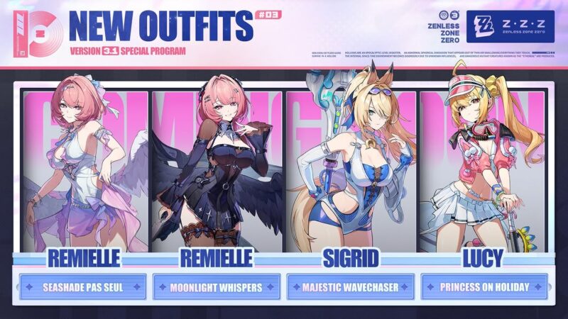Outfit Zenless Zone Zero Versi 3.1