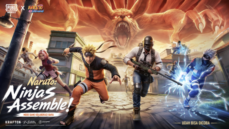 PUBG MOBILE Versi 4.5 Resmi Rilis, Hadirkan Kolaborasi Spektakuler Bersama NARUTO SHIPPUDEN