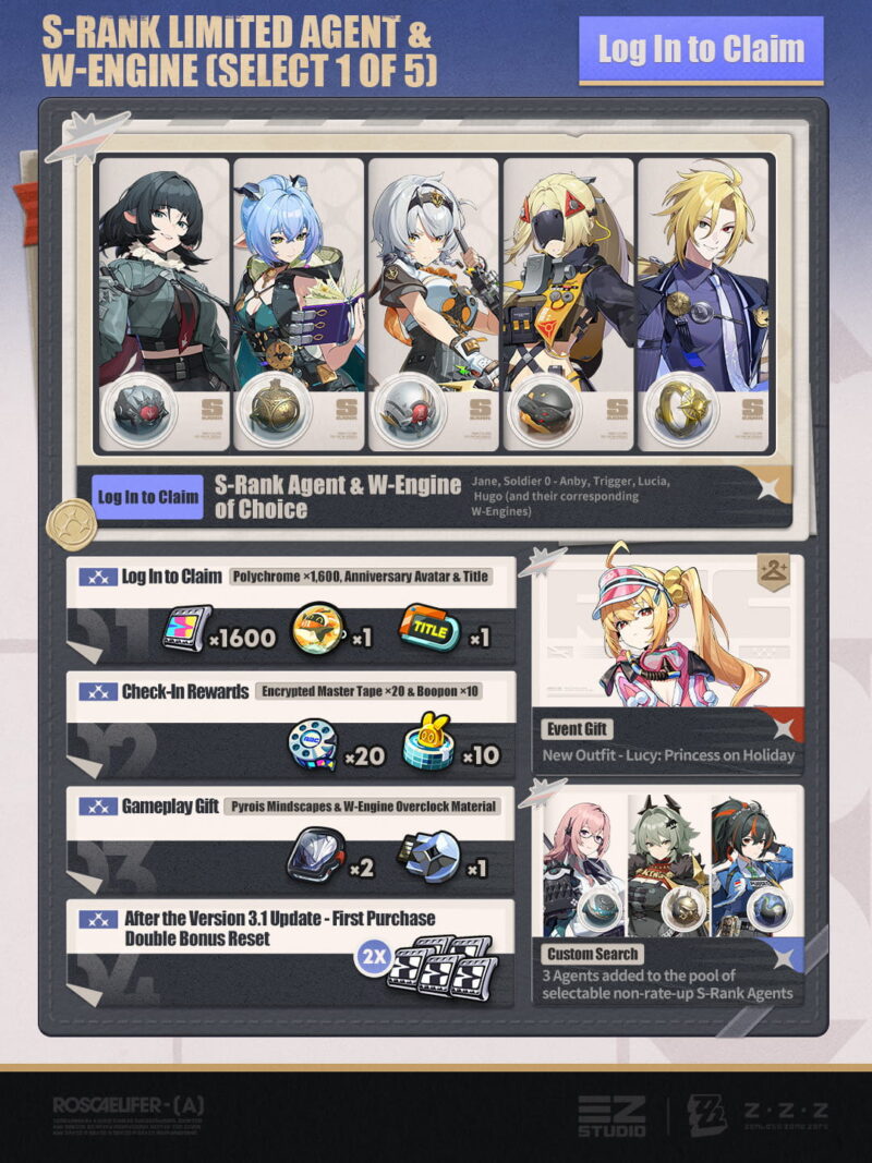 Rank Agent ZZZ 3.1