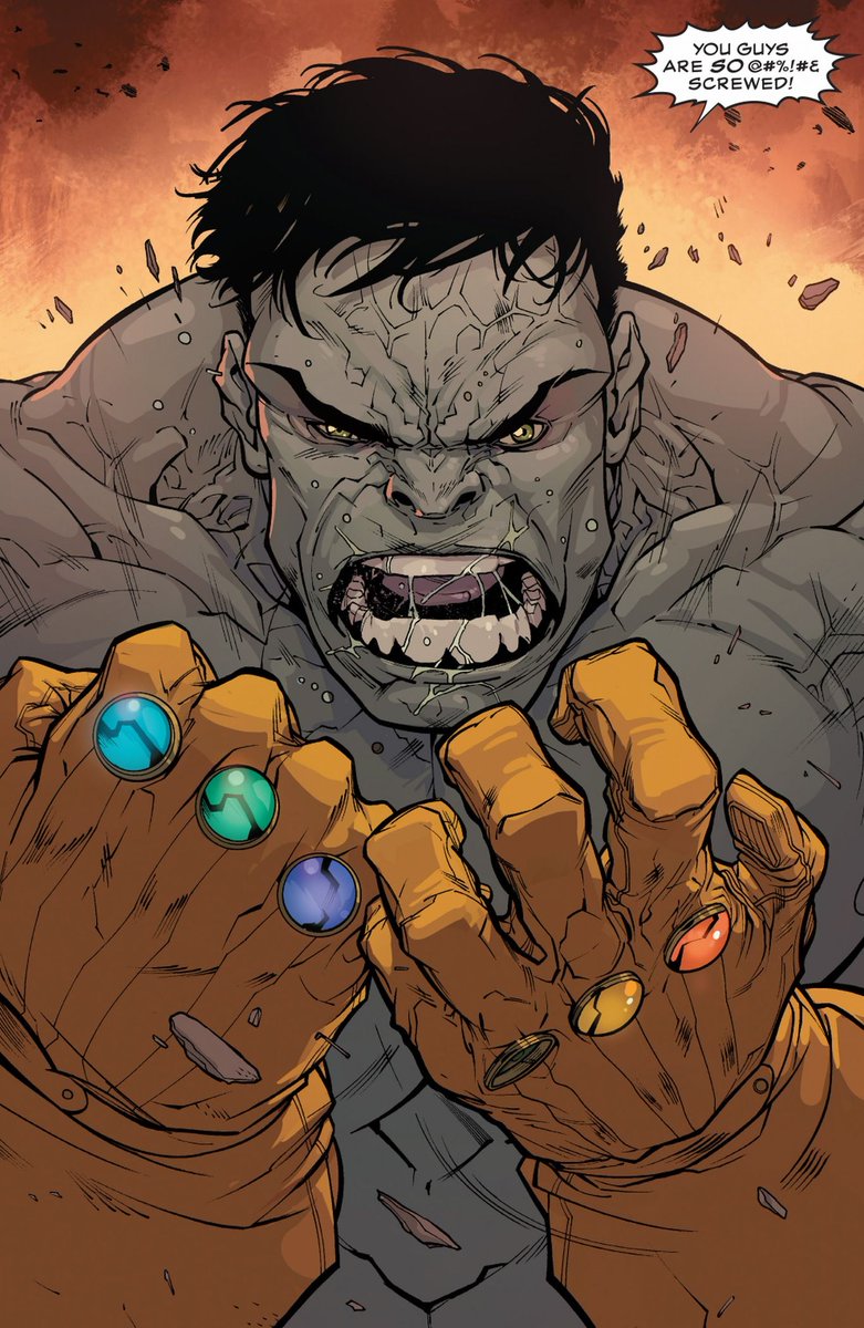 karakter yang pernah pakai infinity gauntlet