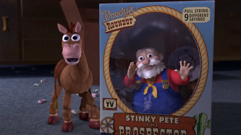 villain toy story Stinky Pete sang Prospector (Toy Story 2)