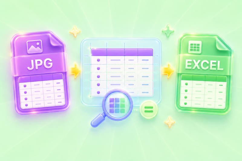 Cara Mengubah JPG ke Excel via WPS Tools