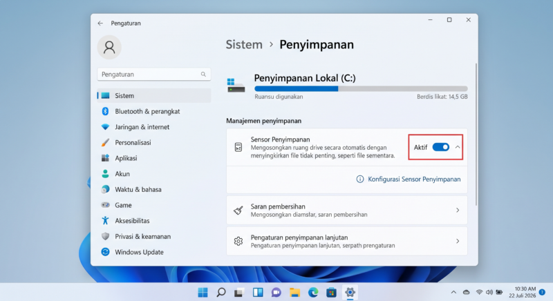 Cara Mengatasi Local Disk C Penuh