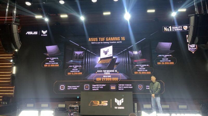 ASUS TUF Gaming 16, Laptop Gaming Military-Grade untuk Gaming, Creation, dan AI 1 ASUS TUF Gaming 16, Laptop Gaming Military-Grade untuk Gaming, Creation, dan AI