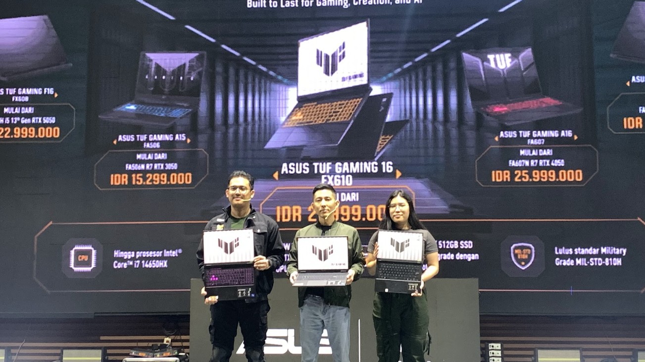 ASUS TUF Gaming 16, Laptop Gaming Military-Grade untuk Gaming, Creation, dan AI 2 ASUS TUF Gaming 16 FX610 Laptop