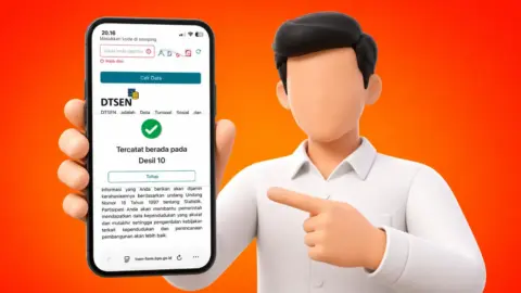 Cara Menurunkan Desil DTSEN 2026 Lewat HP Agar Dapat Bansos