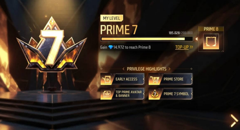 Cek Prime FF: Cara Mengetahui Level Prime Akun Free Fire
