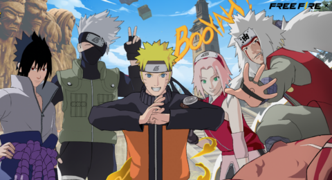 Download Free Fire MAX x NARUTO, Ada Konten Kolaborasi Naruto