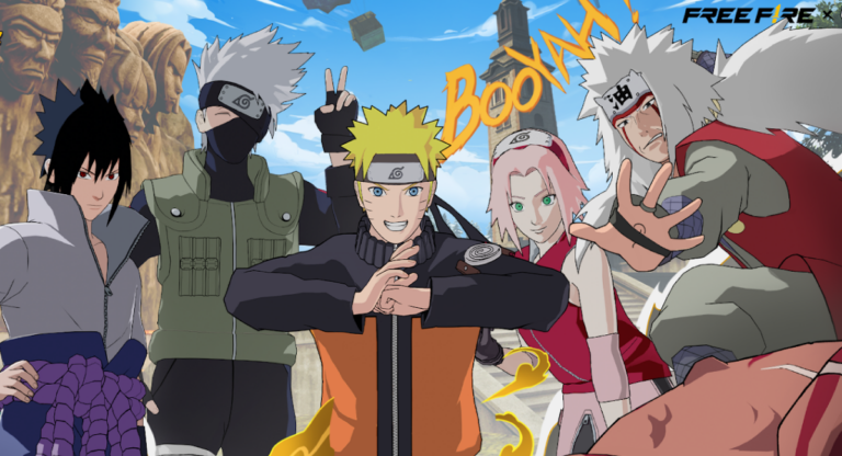 Download Free Fire MAX x NARUTO, Ada Konten Kolaborasi Naruto