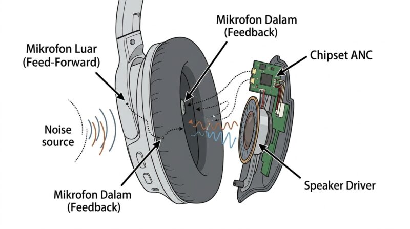 Cara Kerja Noise Cancelling