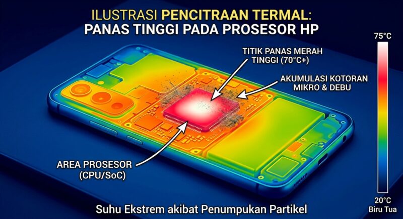 5 Bahaya Debu Menumpuk di HP dan Cara Mengatasinya