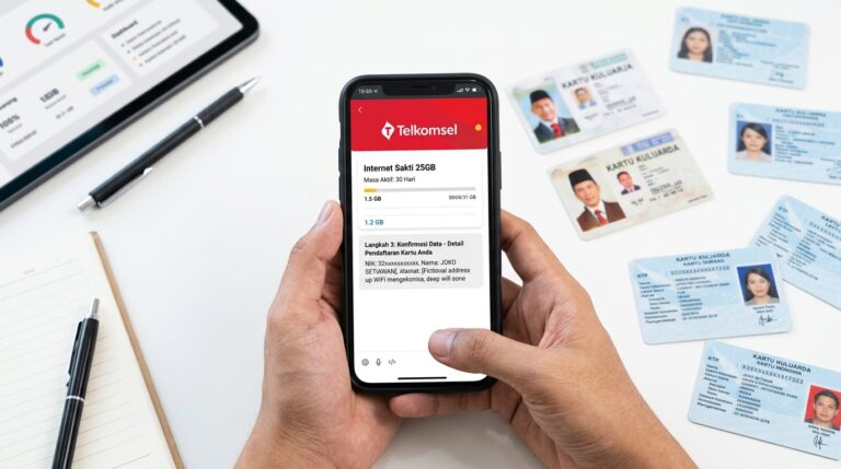 Cara Registrasi Kartu Telkomsel Baru & Lama 2026