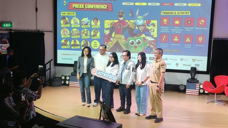 Indonesia Comic Con 2026 Siap Digelar, Bawa Perayaan 10 Tahun Budaya Pop 2 ICC Press Conference Foto Bersama