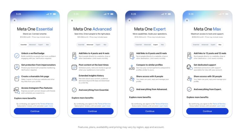 Meta One Meluncur, Gabungkan Instagram, WhatsApp, Facebook Plus, dan Fitur AI