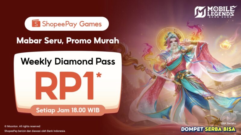 Mau WDP Rp1 MLBB di ShopeePay Games? Simak Caranya!