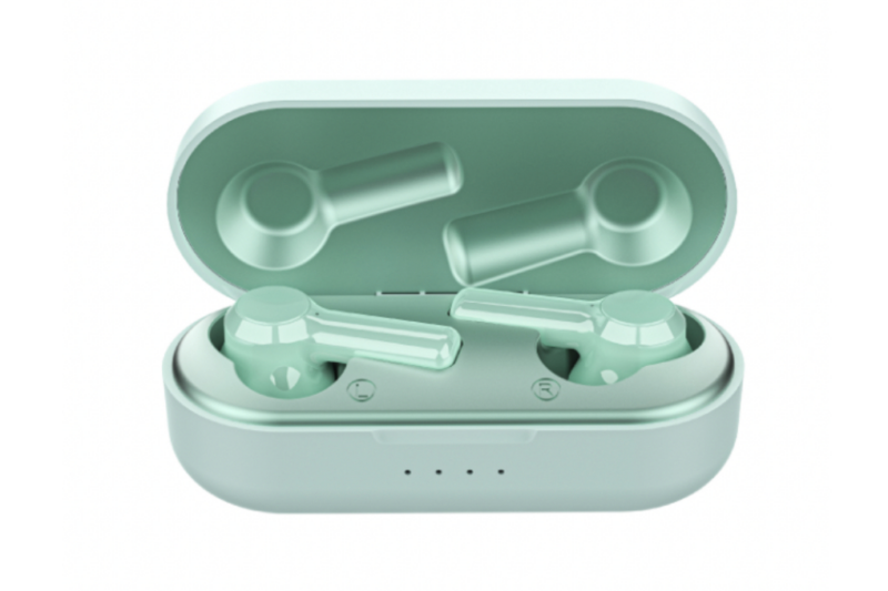 earphone bluetooth olike tws sound pellet t102 green 1