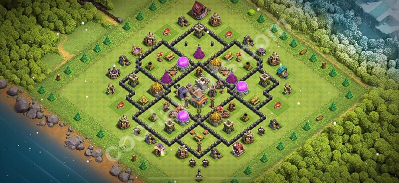 Base CoC TH 8