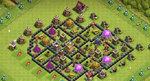 Base CoC TH 8 Terkuat untuk Pertahanan Anti Bintang 3