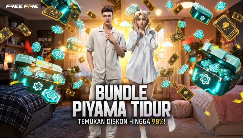 Cara Dapat Bundle Piyama Tidur FF, Ada Diskon hingga 90 Persen! 2 Bundle Piyama Tidur FF