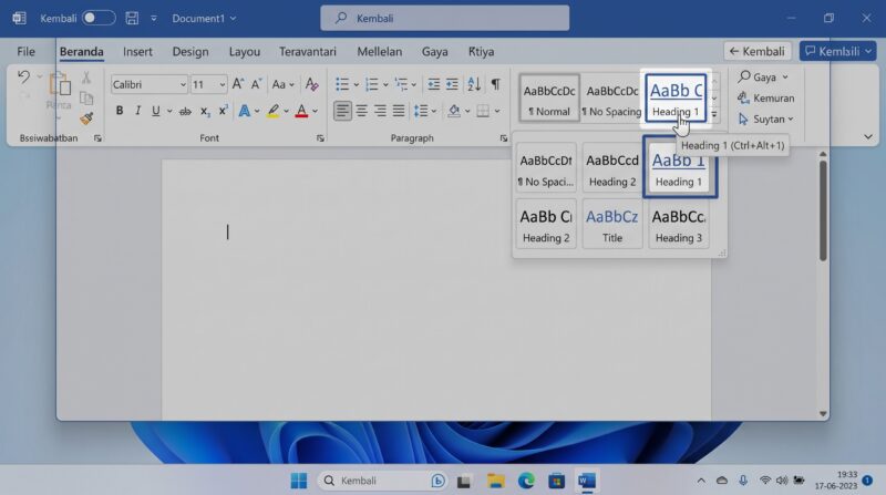 Cara Membuat Daftar Isi Otomatis di Word