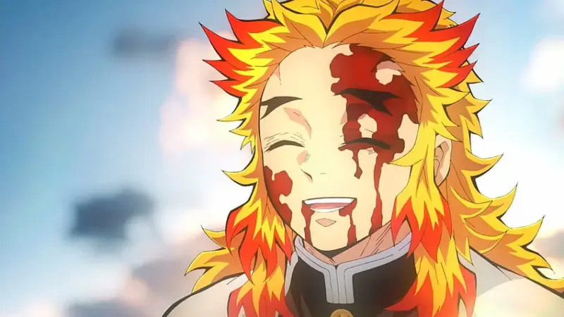 10 Kematian Karakter Anime Paling Menyedihkan 7 Kyojuro Rengoku 1
