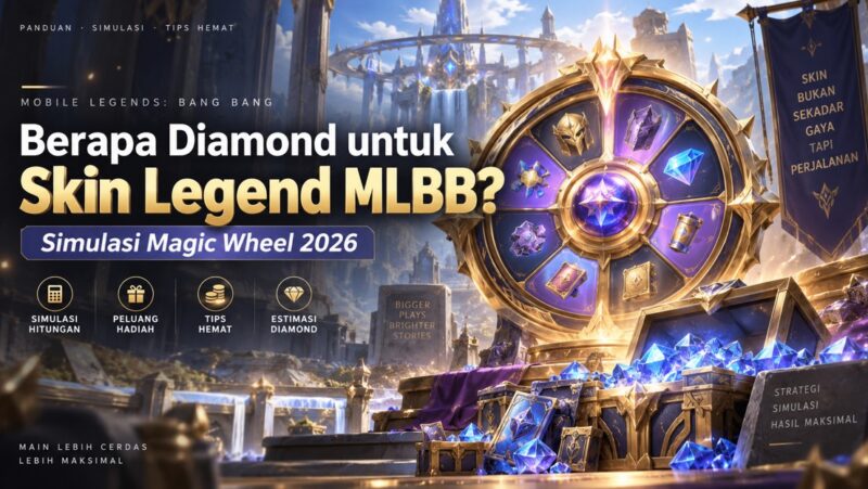 Berapa Diamond untuk Skin Legend MLBB? Cara Menghitung Magic Wheel 2026