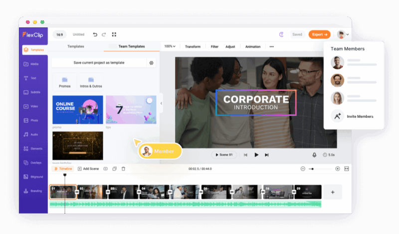 Cara Buat Video AI Gratis Berbagai Platform 6 cara buat video ai dengan FlexClip